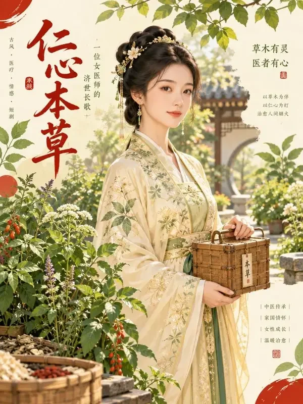 药香娘子有点甜 编辑精选短剧封面 - 成人短剧